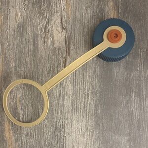 Blue and Beige Bottle Opener